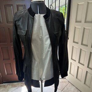 Diane von Furstenburg leather jacket - "Bonnie" c. 2007